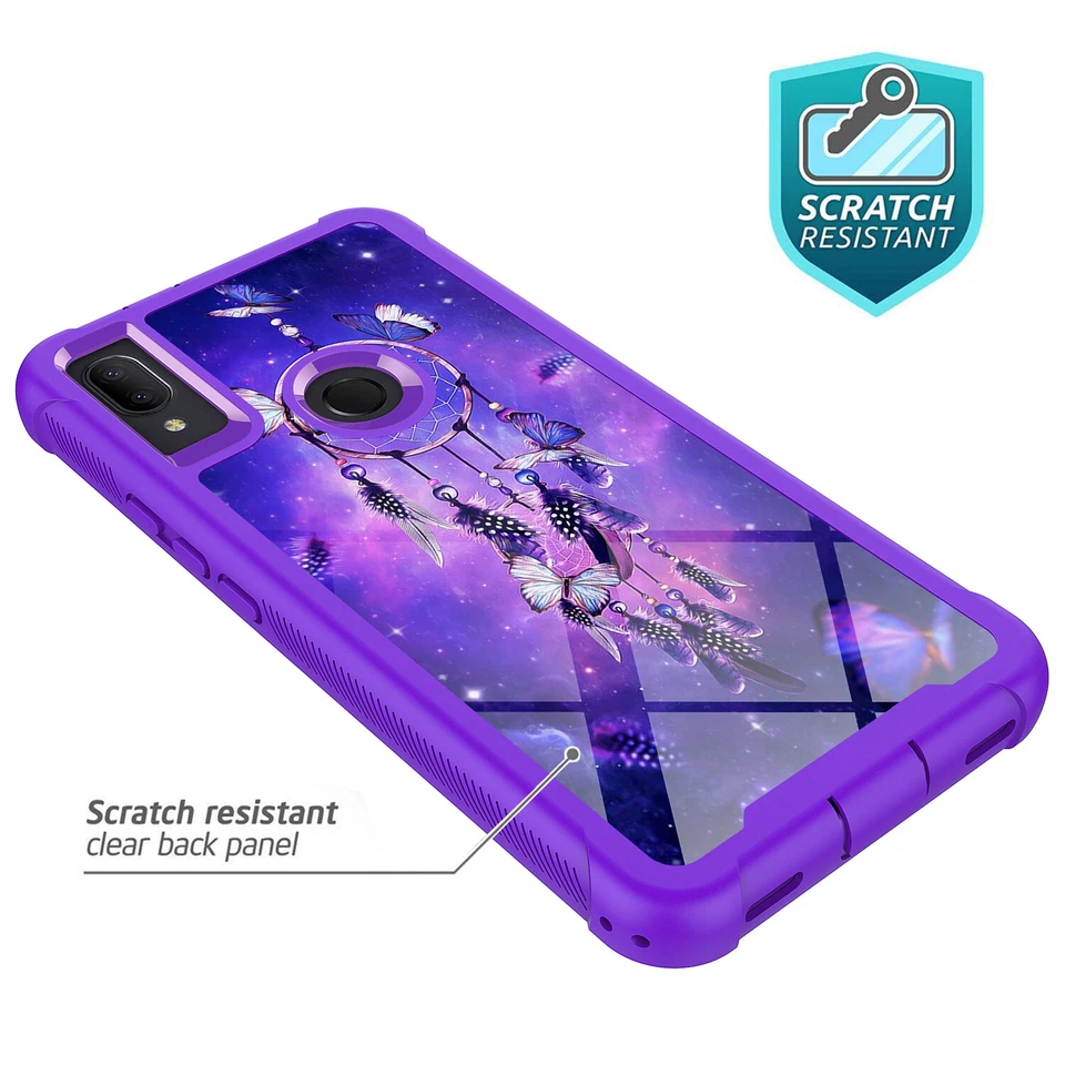 Capa híbrida Alcatel 3V 2019 gráfica à prova de choque proteção contra impacto corpo inteiro - Imagem 4 de 4