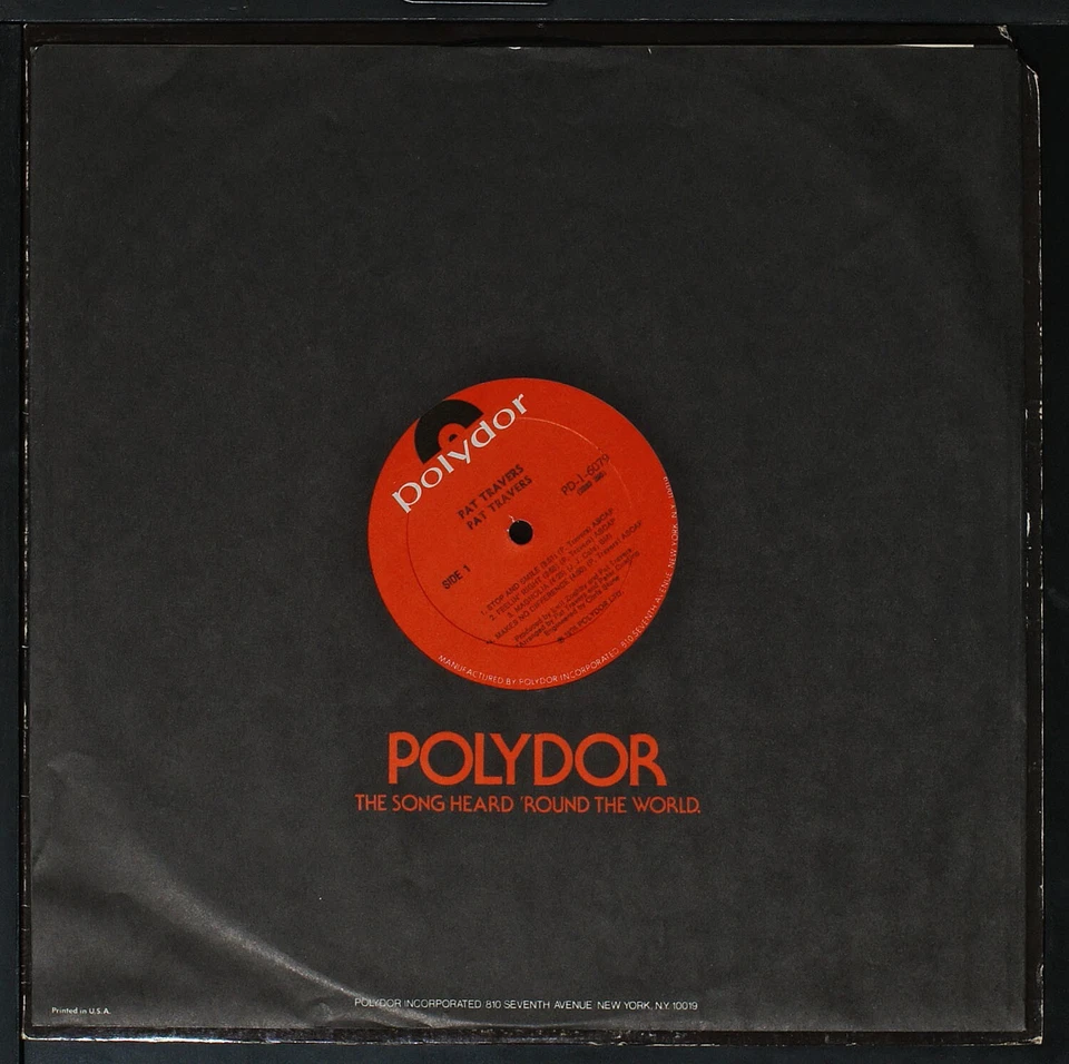 Pat Travers - Pat Travers - original LP record [NHB2-064] USA - Image 4 of 4