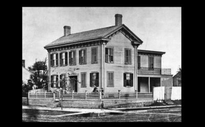 Abraham Lincoln Springfield Home PHOTO 1860 Tad Willie Presidential Candidate