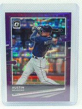 Austin Meadows 2020 Donruss Optic Baseball FOTL Purple Pandora Tampa Bay Rays