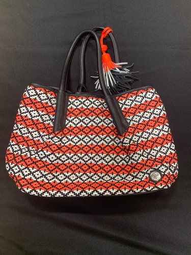 vince camuto authentic orange and black purse with original cover bag - Picture 2 of 4