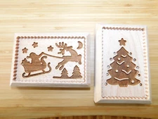 Williams Sonoma Springerle Cookie Molds Set of 2 Made in Italy