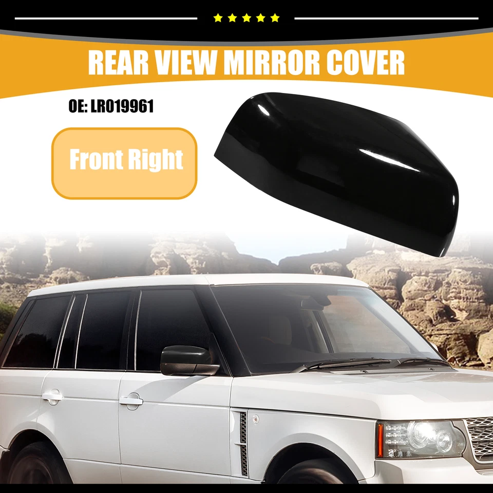 Pieza de 1 cubierta de espejo retrovisor puerta delantera derecha coche apta para Land Rover LR2 2011-2012 Foto 2 de 4
