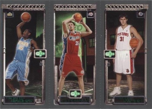 2003 Topps Chrome Refractor #113 Carmelo Anthony Rookie RC PSA 9