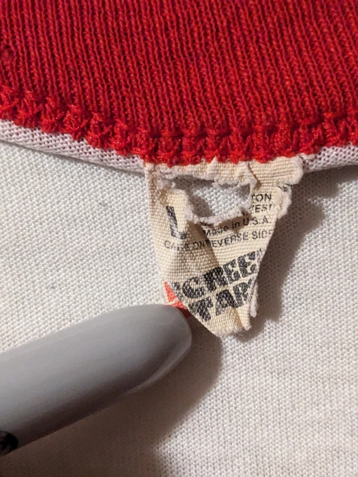 Camiseta corta grande blanca vintage 1988 Topps Original Bazzoka Bubble Gum Foto 4 de 4