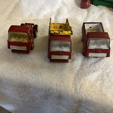 vintage small tonka trucks lot of three