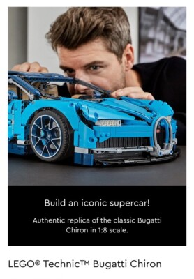 LEGO Technic Bugatti Chiron 42083 RETIRED BRAND NEW 3599 pcs