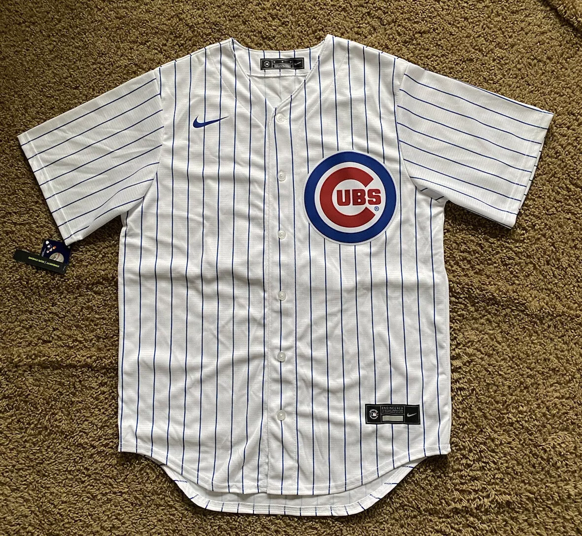 Nike Chicago Cubs Kyle Schwarber Home Replica Jersey Medium