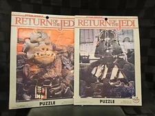 1983 STAR WARS RETURN OF THE JEDI CRAFT MASTER PUZZLE VADER & GAMORREAN LOT TWO
