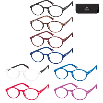Montana Eyewear Designer Reading Glasses Mens Womens Various Colours 'MR74'
