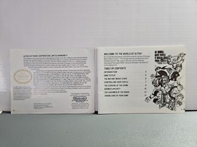 Teenage Mutant Ninja Turtles II Manual Only NES Nintendo No Back Page