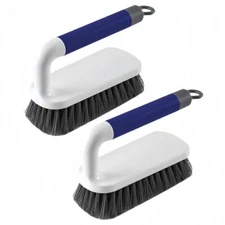 Scrub Brush, Scrubbing Cleaning Brushes, Heavy Duty Cleaning Brushes with Handle