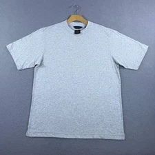 Scott Barber Men's Gray Crew Neck T-Shirt Size M Pima Cotton Casual Tee