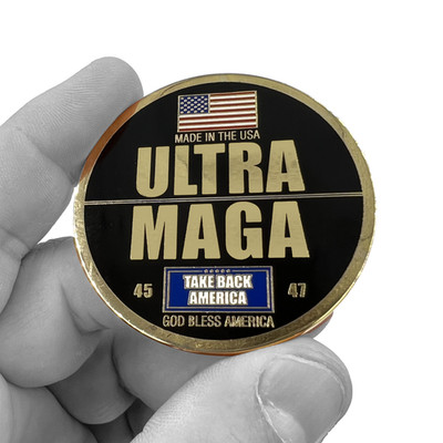 EL12-007 Save America Again Ultra MAGA President Trump Challenge Coin 45 Take Am