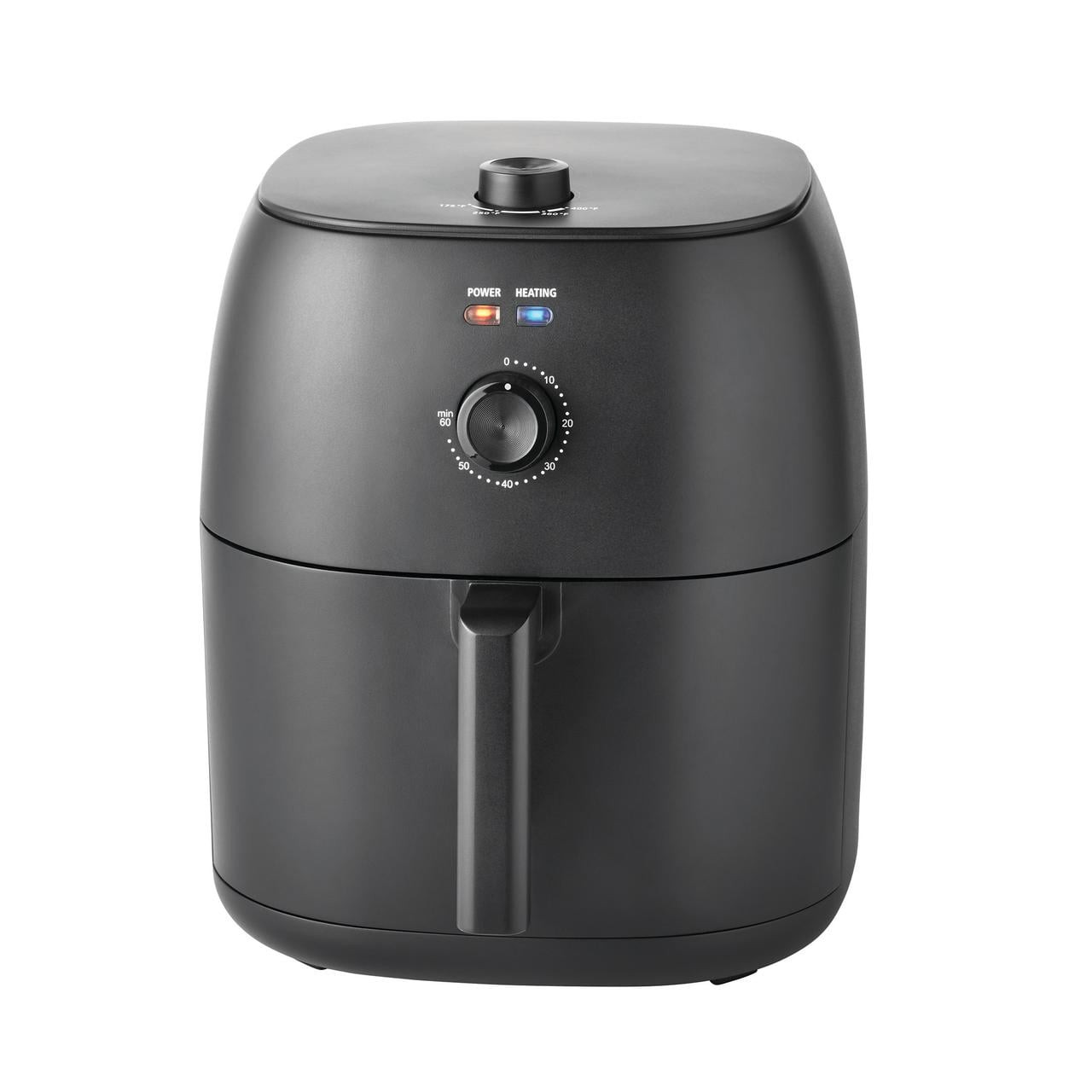 8 Qt Black Air Fryer Automatic Shutoff