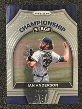 2022 Panini Prizm #CS-4 Ian Anderson Championship Stage Atlanta Braves