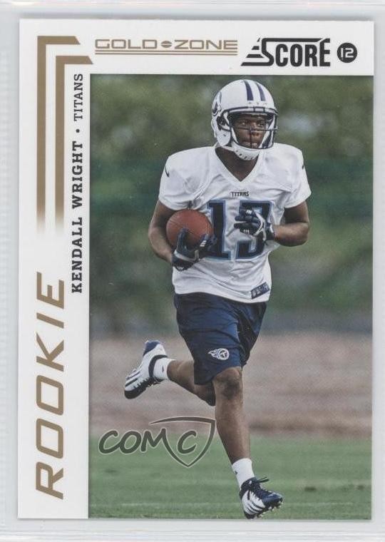 2012 Score Rookie Gold Zone Kendall Wright #342 Rookie RC 0t6