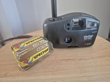 Vivitar Point N Shoot 35mm Film Camera Vintage BV30  built in flash & Color Film