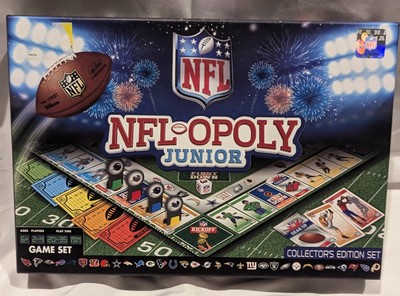 NFL-OPOLY Monopoly Junior Board Game Collectors Edition MasterPieces. NEW