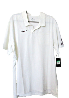 NEW Alabama A&M Bulldogs Basketball Nike White Dri Fit Polo Shirt  Size XL