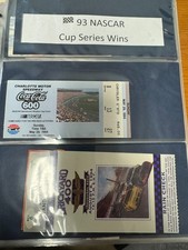 Jeff Gordon 93 NASCAR Cup Series Wins Ticket Stub Lot *ALL WINS INCLUDED* RARE