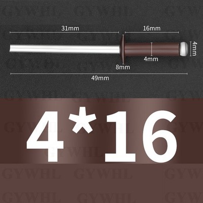 4mm 5mm Farbige Blindniete Popniete Flachrundkopf Aluminium / Metalle Nieten