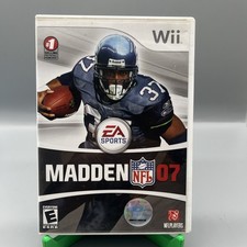 MADDEN NFL 07 Nintendo Wii Video Game football EA Sports