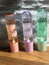 Isle of Paradise Self-Tanning Oil Mist Trio Light Medium Dark 200ml Vegan NEW