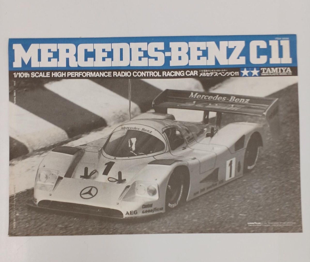 TAMIYA 1/10 Scale #58351 RC MERCEDES-BENZ C11 Finished Body Model