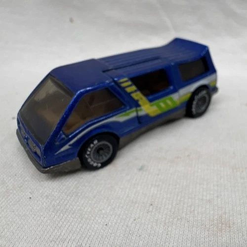 Vintage Hot Wheels Dream Van XGW Diecast Van 1:64 Blue Yellow White 1983