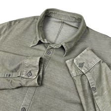 Lululemon Shirt Men M Commission Green Long S...