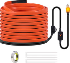 100FT Heat Tape for Water Pipes Freeze Protection IP65 Waterproof 7W/FT 110V He