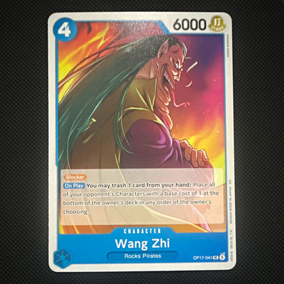 Bandai One Piece Wang Zhi OP17-041 Character English 6000 4 Cost Blocker