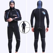 Neoprene Swetsuit Diving Suit Keep Warm Mens 2Pieces Jackets Pants Submersible