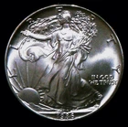 FIRST YEAR 1986  SILVER EAGLE YEAR 1.  1 Troy Oz .999 Fine Silver important date