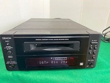 DENON DMD-80 MiniDisc MD Recorder Deck Digital Optical Input Black Japan Good