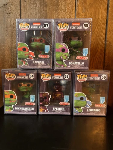 TMNT Teenage Mutant Ninja Turtles Funko Art Series Lot Of 5 Sealed