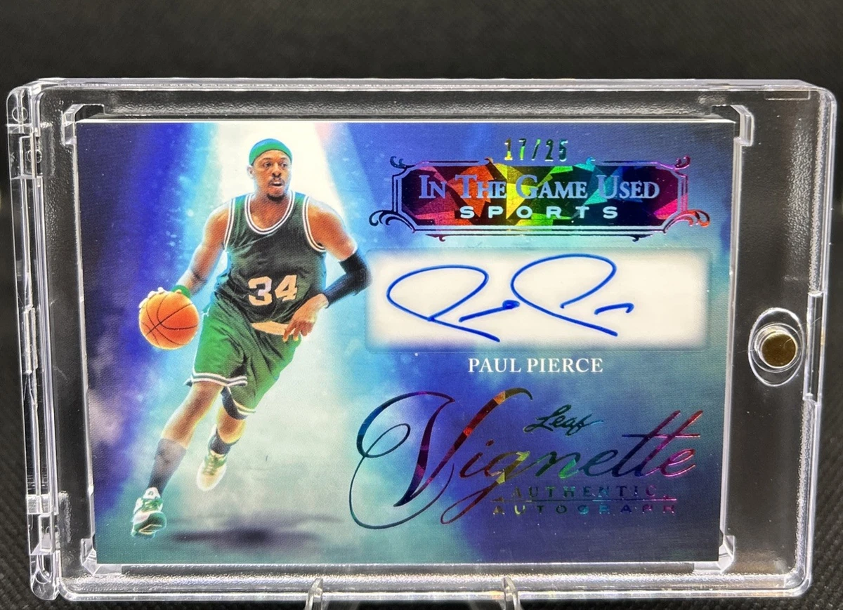 Paul Pierce Basketball Autographed Sports Trading Cards