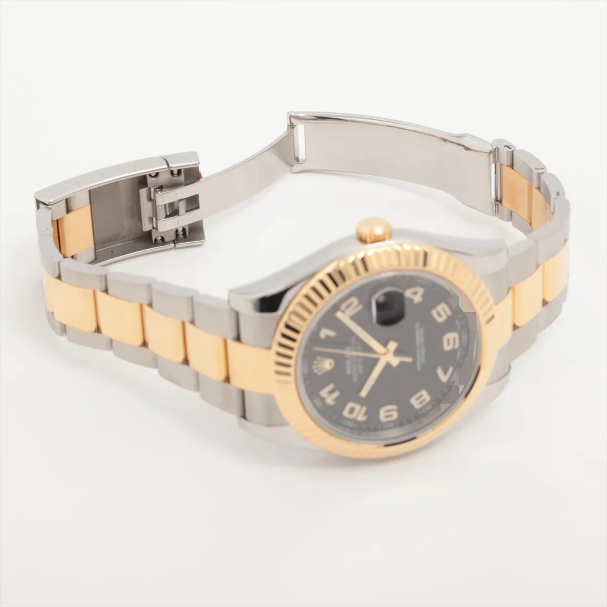 Rolex Datejust II 116333 SS×YG SS×YG AT quadrante nero foto 5