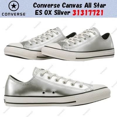 Converse Canvas All Star ES OX Silver 31317721 Men's Size