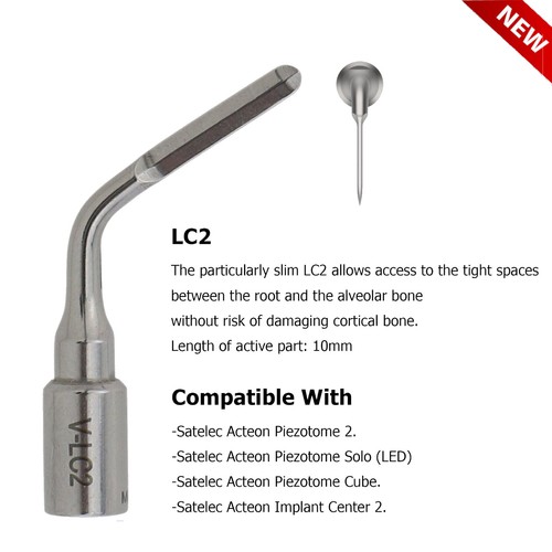 Punte per estrazione ad ultrasuoni dentali adatte ad Acteon Satelec Piezotome 2 cubi solo LED - Foto 38 di 82