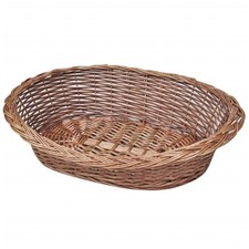 Weidenkorb Hundebett Haustierbett Hundemöbel Hunde Hundekorb Natur Weide vidaXL