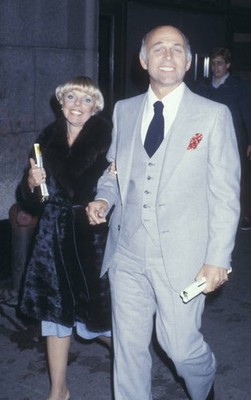 Actor Gavin MacLoed wife Patti MacLoed at a performance of Annie O- Old Photo