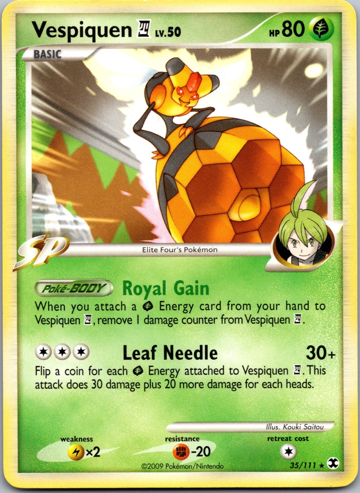 Vespiquen E4 Rare Rising Rivals 35/111 LP/NM