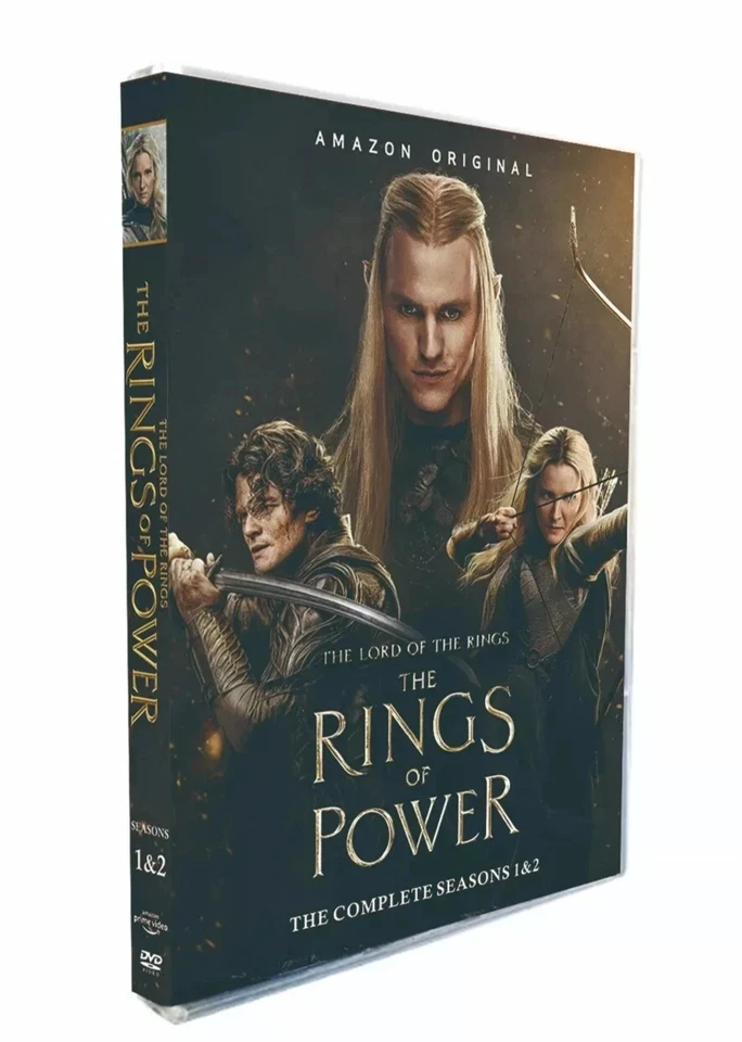 The Lord of the Rings: The Rings of Power Season 1-2 (DVD 6-Disc Box Set).