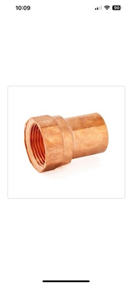 #ad EVERBILT 1 in. Copper Pressure Cup x FIP Female Adapter Fitting Model # C603HD1 $12.80