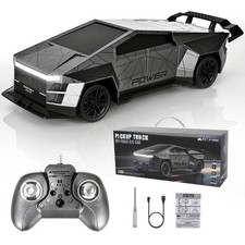 Remote Control Car/RC Truck 2.4 GHz All-Terrain Cyber 1:24 Scale, Gray