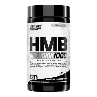 Nutrex Research HMB 1000 MG | Supports Muscle 120 Count (Pack of 1), Tan 