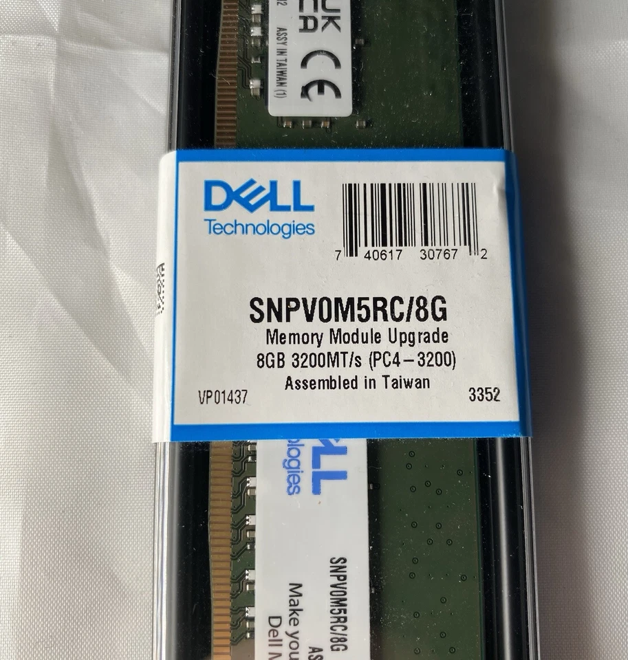 Kingston 8GB DDR4 3200 MHz PC4-25600 DIMM 288-Pin 1Rx8 Desktop Memory RAM 1x 8G - Image 2 of 4