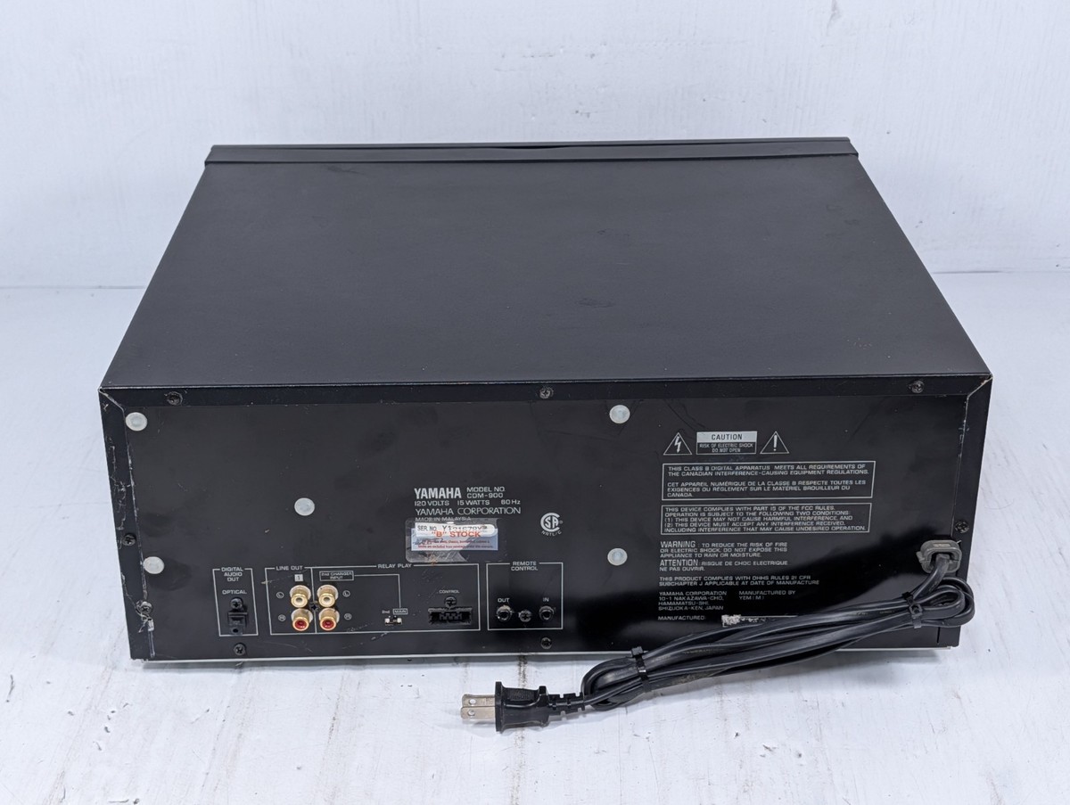 YAMAHA CDM-900 - High End 110 Disc Natural Sound CD Changer Parts